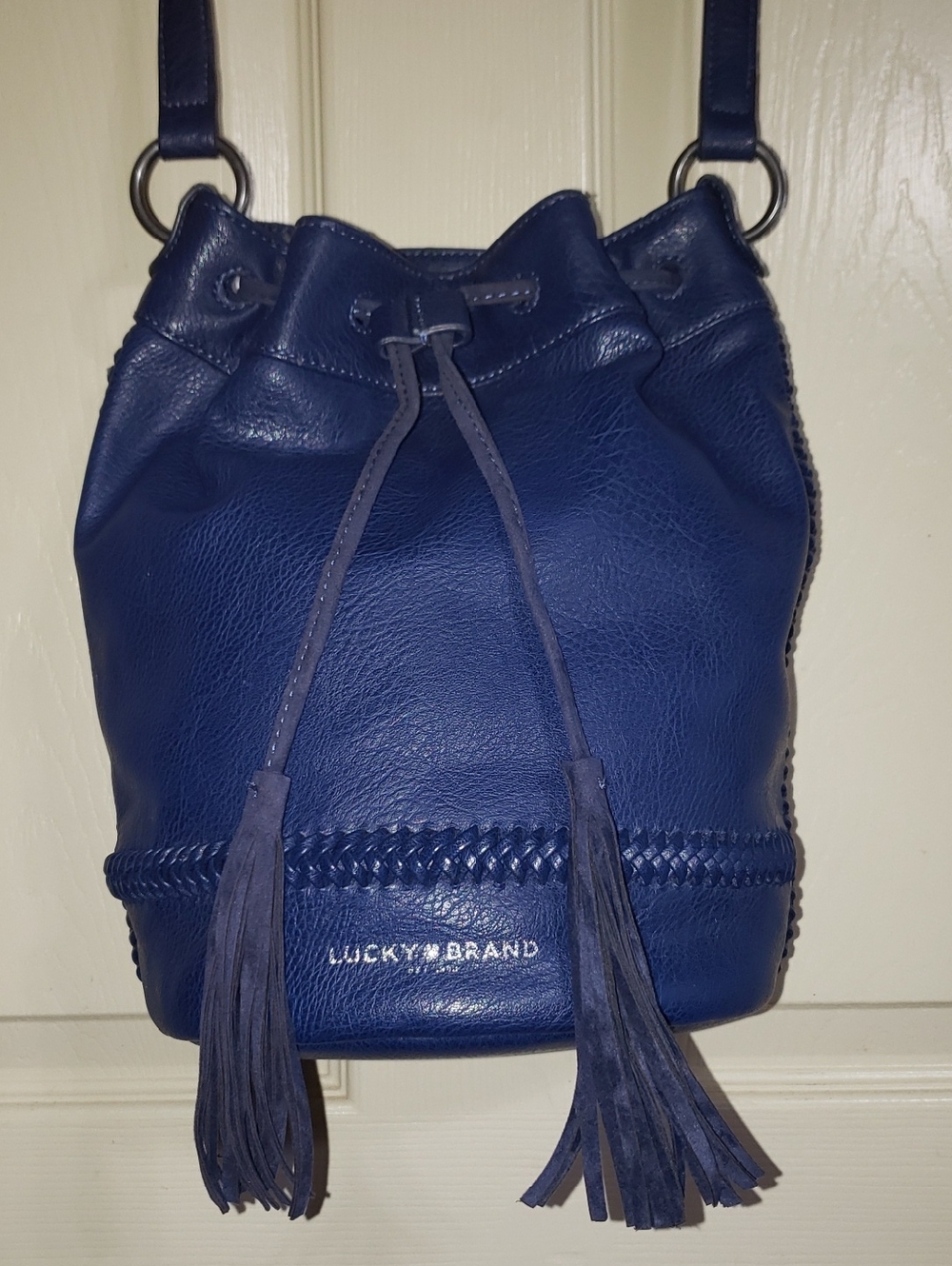 💘🖤💘 Lucky Brand Crossbody Fringe Bucket Shoulder Bag Purse